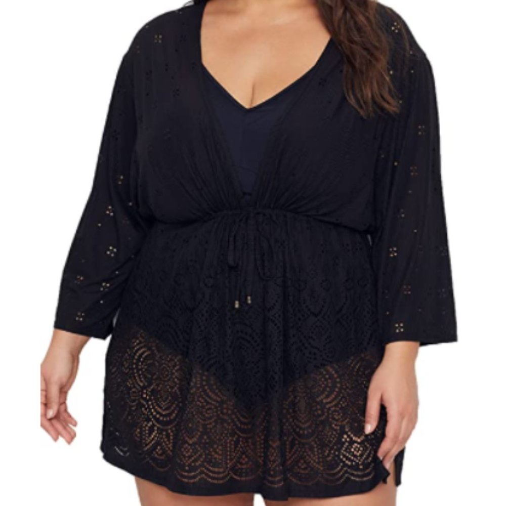 Womens Plus Size Gypsy Gem Swim Cover-up